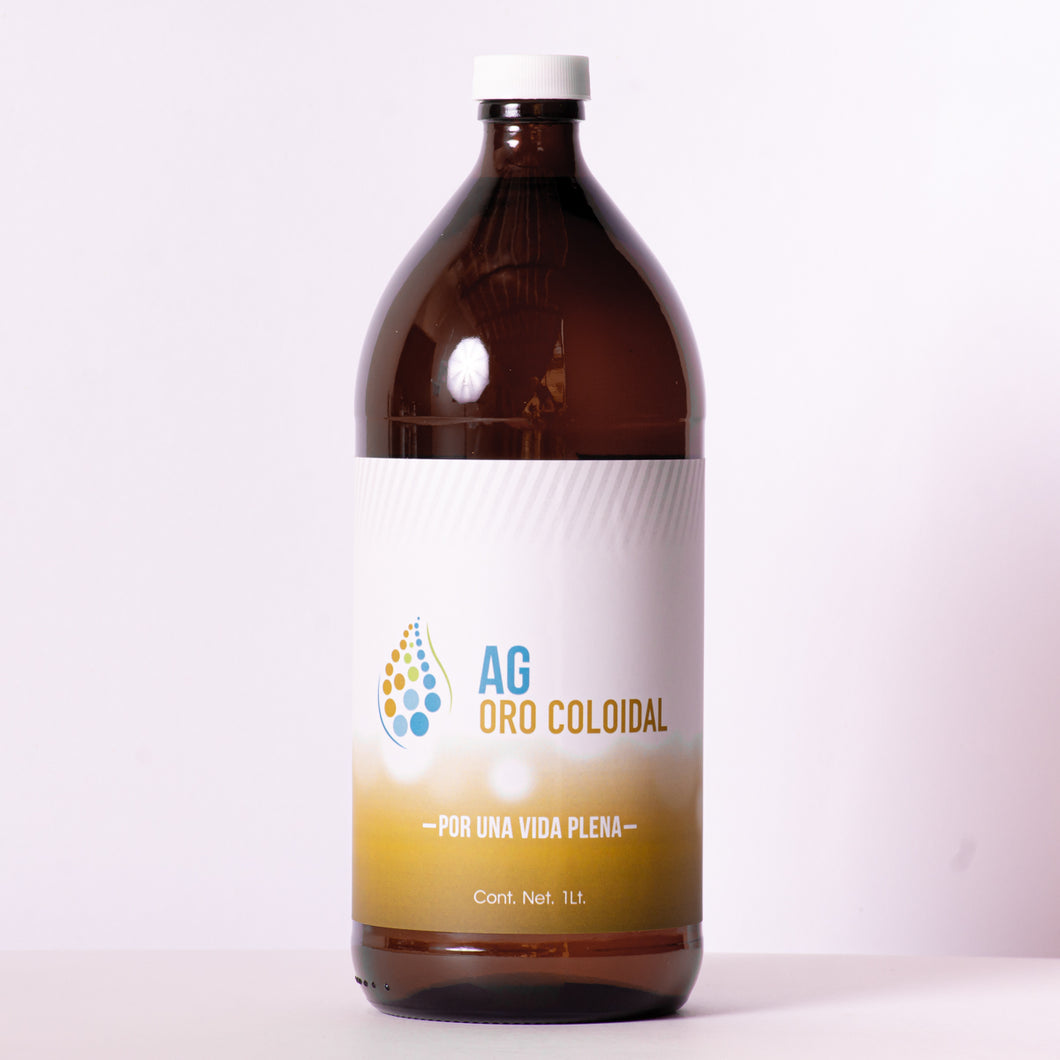 Oro Coloidal 1 litro de 5 ppm