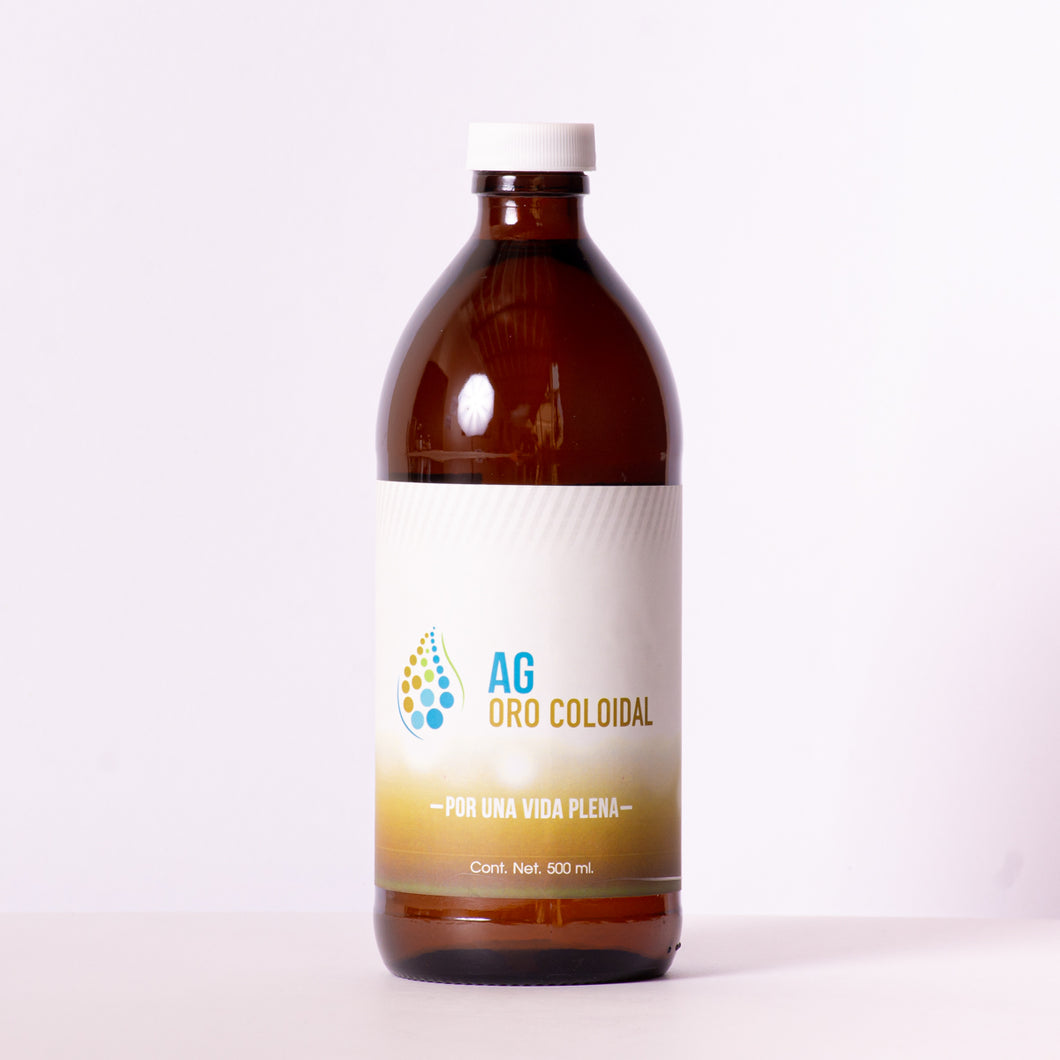Oro Coloidal 500 ml de 5 ppm